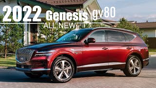 2022 Genesis GV80  impressive EXTERIOR INTERIOR details amp price [upl. by Einnaj]