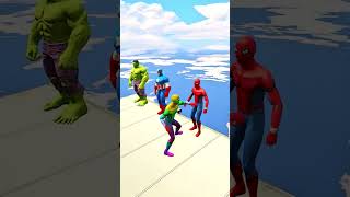 SpiderMan’s Crazy Water Jumps in GTA 5  Ragdoll Fails Shorts [upl. by Ringler]