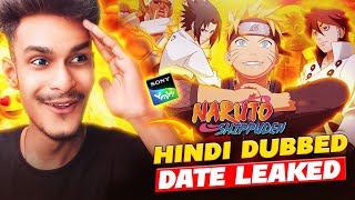 🔥Naruto Shippuden Hindi dubbed Date leaked Naruto shippuden Release date [upl. by Mandel456]