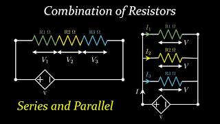 Resistors in series and parallel Combination of resistors Class 10 [upl. by Worth]