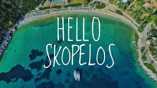 Hello Skopelos  STUNNING GREEN ISLAND IN GREECE [upl. by Even87]