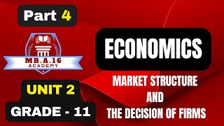 ECONOMICS GRADE 11 UNIT 2 PART 4 24 MONOPOLISTIC COMPETITION MARKET [upl. by Helmut]