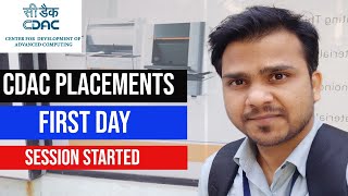 First day of CDAC Placements  Placement session started [upl. by Dercy]