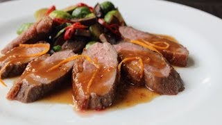 Orange Duck Recipe  Duck Breast a lOrange [upl. by Hilbert581]