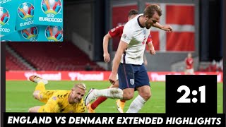 England Vs Denmark Extended Highlights  UEFA Euro 2020  Eng Vs Den highlights [upl. by Artimed53]