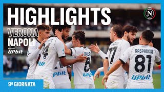 HIGHLIGHTS  Verona  Napoli 13  Serie A 9ª giornata [upl. by Arukas]