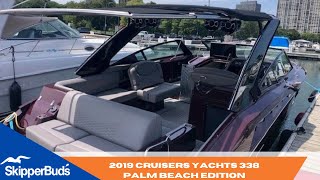 2019 Cruisers Yachts 338 Palm Beach Edition Yacht Tour SkipperBuds [upl. by Deehan]