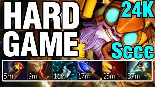 HARD GAME  Sccc Plays Tinker  Dota 2 [upl. by Anivram]