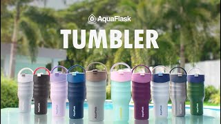 Keep your moments fun amp memorable with the AquaFlask TUMBLER [upl. by Ynattib]