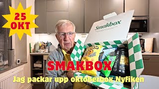 20241025 SMAKBOX  Packar upp oktoberbox NYFIKEN [upl. by Enelcaj]