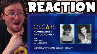 Gors quot96th Oscars Academy Awards Nominations Announcementquot REACTION OPPENHEIMER SWEEP [upl. by Brianna145]