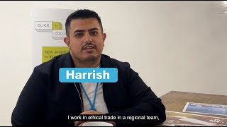 PRIMARK CAREERS  Harrish My Primark Story [upl. by Anidam]