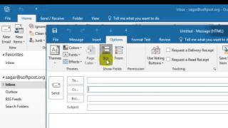 How to add bcc in Outlook [upl. by Elson]