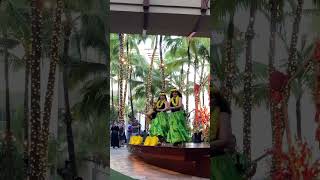 AlohaEnjoy Hawaiian Music and Hula dance Show  Royal Hawaiian Center Waikiki 🌴hula oahu shorts [upl. by Reivad]