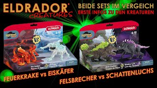 Schleich ® Eldrador ® Creatures  Felsbrecher vs Schattenluchs  Feuerkrake vs Eiskäfer  Neu 2024 [upl. by Galitea]