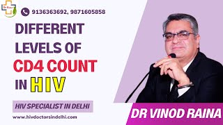 Different Levels OfCD 4 Count In HIV  How To Increase CD 4 Dr Vinod Raina [upl. by Aaronson423]