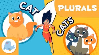 PLURAL NOUNS 🦸‍♀️ Grammar and Spelling for Kids 📝 Superlexia ⭐ Episode 4 [upl. by Aeuhsoj]