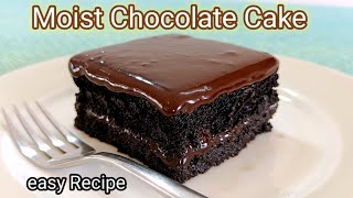 World most easiest moist chocolate cake recipe  chocolate cake recipe [upl. by Mcclenaghan]