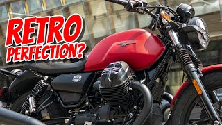 2023 Moto Guzzi V7 Review  BIG Improvements BUT [upl. by Aimet]