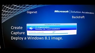 Windows 8 Image Creation Capture amp Deployment MDT 2013 [upl. by Airotnahs]