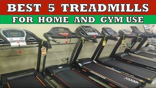 Best 5 Treadmills for Home Use in India  Review [upl. by Johannessen]