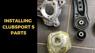 Installing Clubsport S parts on my MK7 GTI  Part 1 [upl. by Aisatsanna]