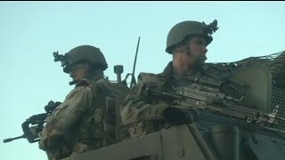 Mali combats au sol entre soldats français et militants islamistes [upl. by Jemena317]