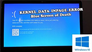 How To Fix KERNEL DATA INPAGE ERROR In Windows 10  UPDATED 2022 [upl. by Acino]