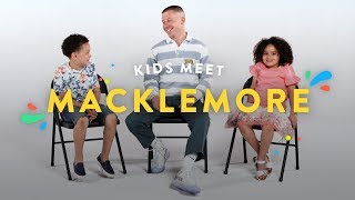 Kids Meet Macklemore  Kids Meet  HiHo Kids [upl. by Zulaledairam981]