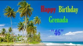 Grenada Independence Song 2020 Zaedel Jeffrey  Happy Birthday Lyrics [upl. by Hazmah472]