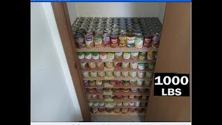 Prepper Survival Storing up Can Foods 2024 2025 EMERGENCY FOOD STORAGE 2024 [upl. by Trubow]