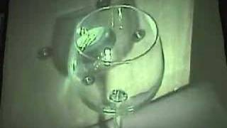 breaking a wine glass using resonance [upl. by Ruhtracm682]