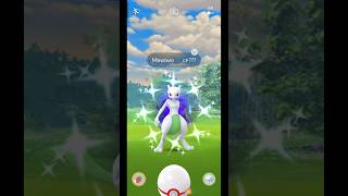 OMG✨Shiny Shadow Mewtwo With  CP in pokemongo [upl. by Nallek]