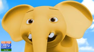 Ekta Mota Hathi Bengali Song একতা মোতা হাতি হেলে ধুলে চলে Nimboo Kids Bangla Cartoon Kids Songs [upl. by Arocahs495]