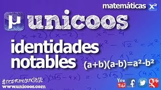 Identidades notables 02 SECUNDARIA 3ºESO matematicas suma por diferencia [upl. by Ynffit]