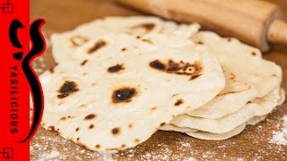 TORTILLAS  WEIZENTORTILLAS – mexikanisches Fladenbrot aus der Pfanne à la Yasilicious [upl. by Ahsata946]