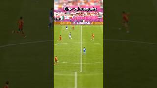 Pirlo vs Busquets y asistencia pirlo busquets pass [upl. by Rodmun]