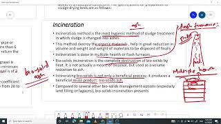 C08L02 Sludge Treatment Drying Dewatering Incineration Composting amp Method of Sludge Disposal [upl. by Eiro490]