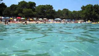 Ibiza beach  clear water everywhere [upl. by Aninahs]