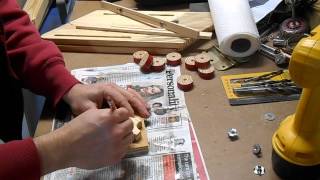 DIY home made wooden clamp and jig knobs [upl. by Llewsor]