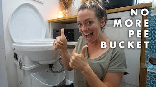 Compost Toilet Hack  DIY Urine Diverter [upl. by Uile802]