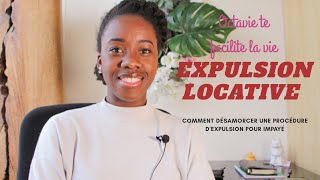 EXPULSION LOCATIVE Désamorcer une procédure dexpulsion pour impayé locatif [upl. by Ydnamron914]