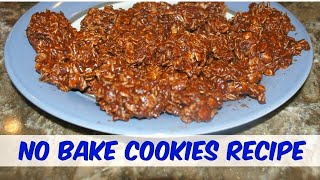 Quick amp Delicious Easy NoBake Chocolate Oatmeal Cookies Recipe [upl. by Aynodal]