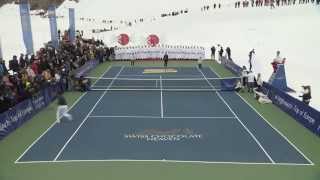 Roger Federer vs Lindsey Vonn  OFFICIAL ChocolateHeaven Event [upl. by Venus898]