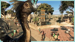 Oviraptor amp Lystrosaurus Habitat  Jurassic World Evolution 2  Desert Sandbox Park [upl. by Nettirb]