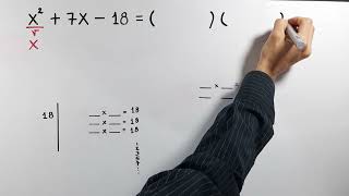 Caso 6 de factorización Trinomio de la forma x2  bx  c Ejemplo 2 [upl. by Shannah]