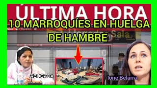 10 SAHARAUIS SE DECLARAN EN HUELGA DE HAMBRE  AEROPUERTO BARAJAS [upl. by Amej453]