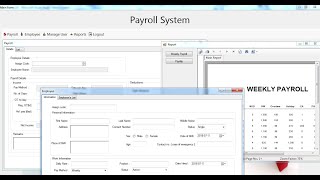 Payroll Management System in VBNet with Full Source Code  Free to Download [upl. by Avert]