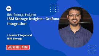 IBM Storage Insights  Grafana Integration  J Lakshmi Yoganand [upl. by Eveneg]