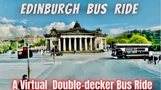 4kEdinburgh Bus RideThe Jewel to Hunters TrystFull Doubledecker Route 5Post covidScotlandUK [upl. by Attekram]